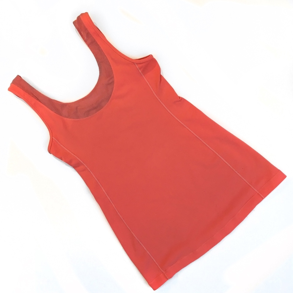 Lululemon Tank with Mesh Collar Detail Size 8